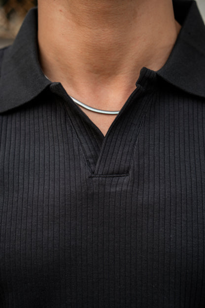 Textured Polo Shirt
