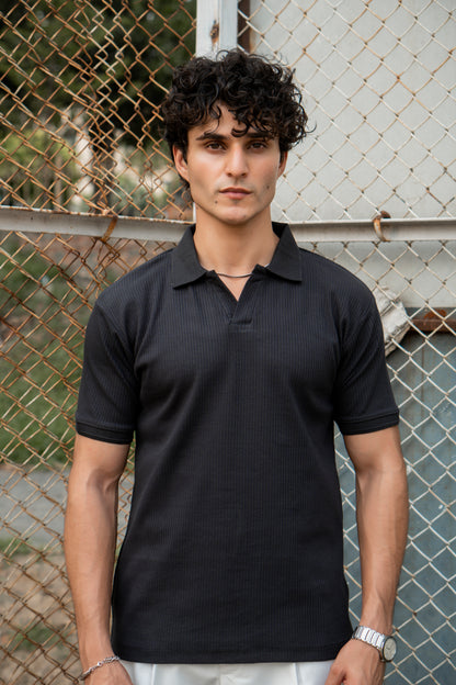 Textured Polo Shirt