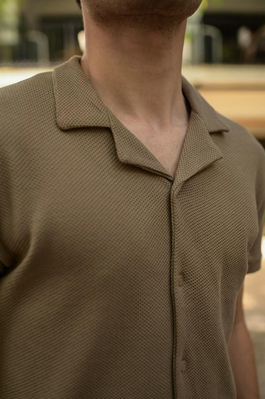 Textured Cuban Collar
