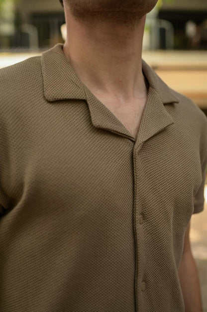 Textured Cuban Collar