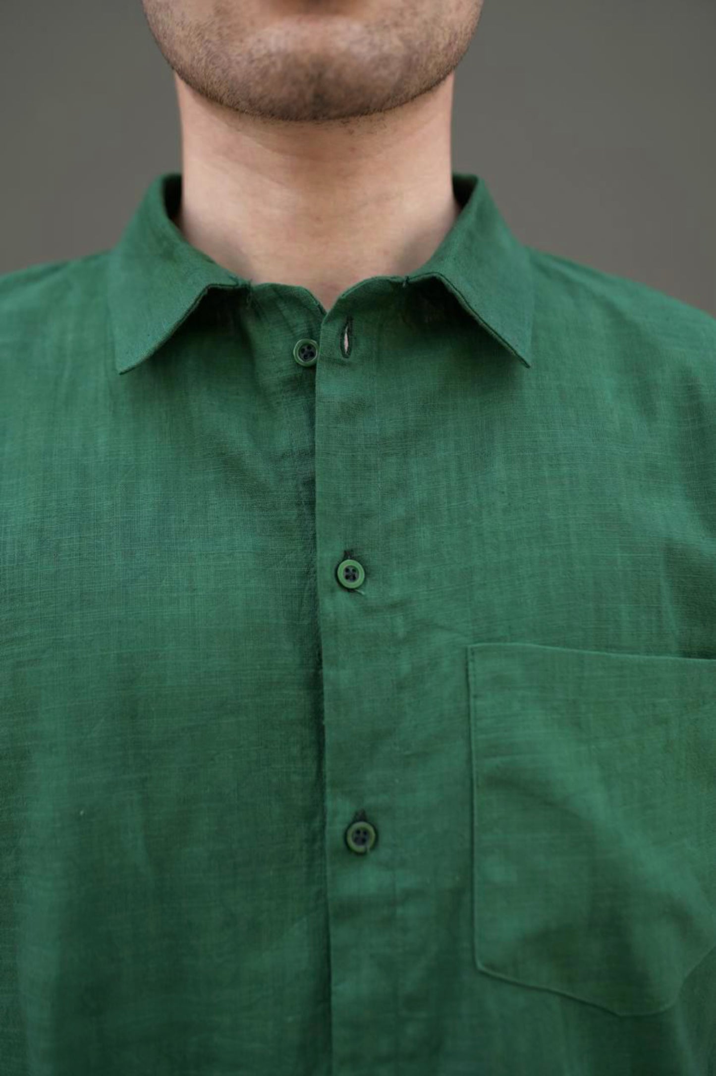 Relaxed Fit Linen Casual Shirt