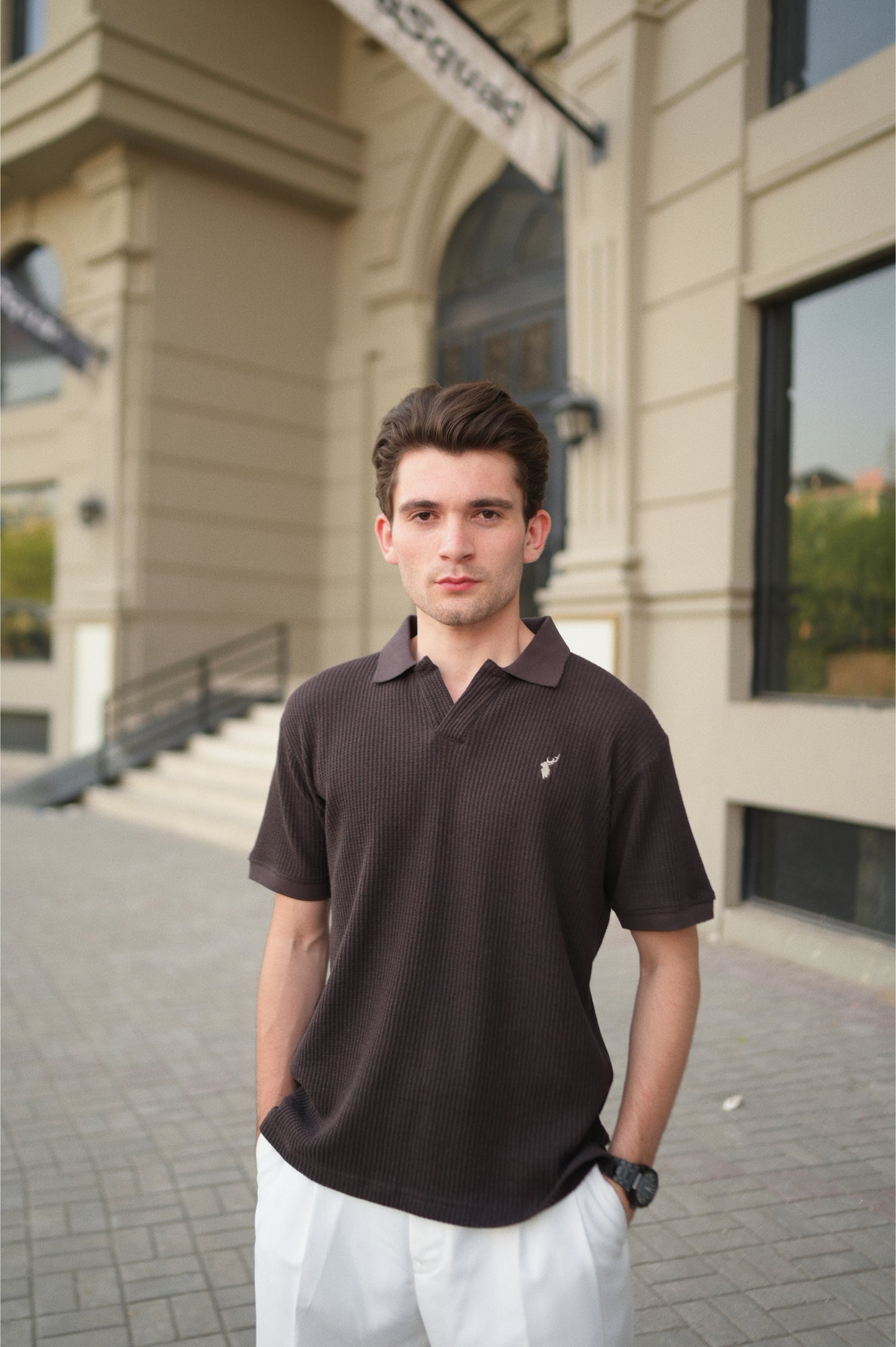 Textured Polo Shirt
