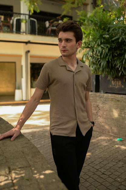 Textured Cuban Collar