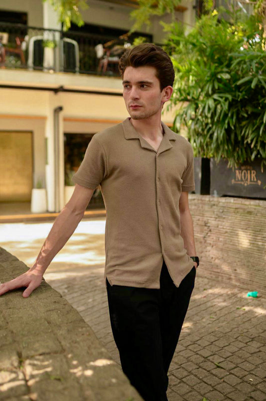 Textured Cuban Collar