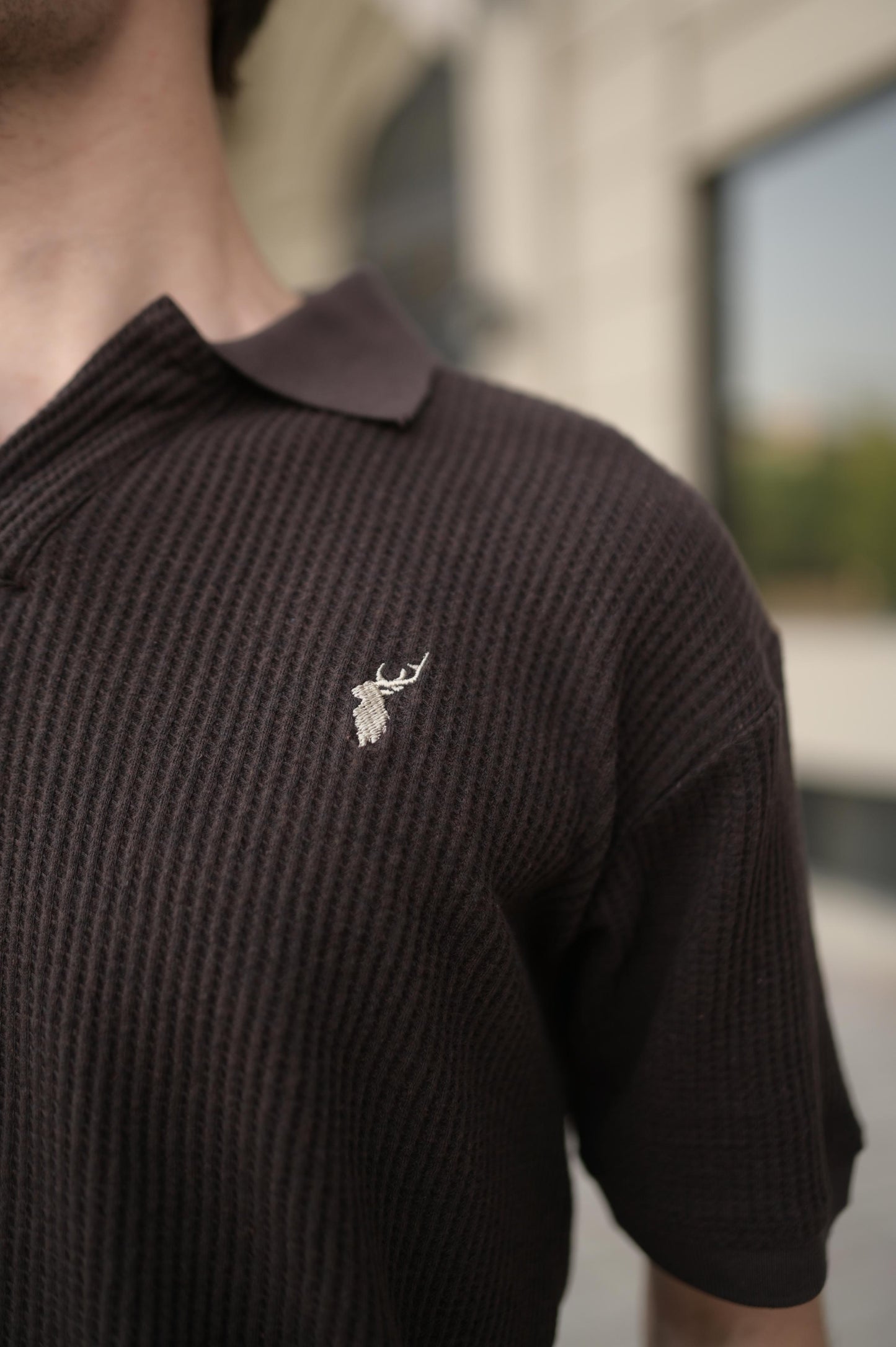 Textured Polo Shirt