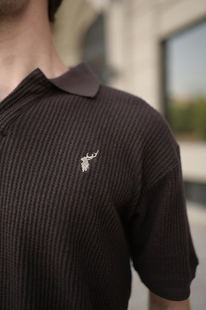 Textured Polo Shirt