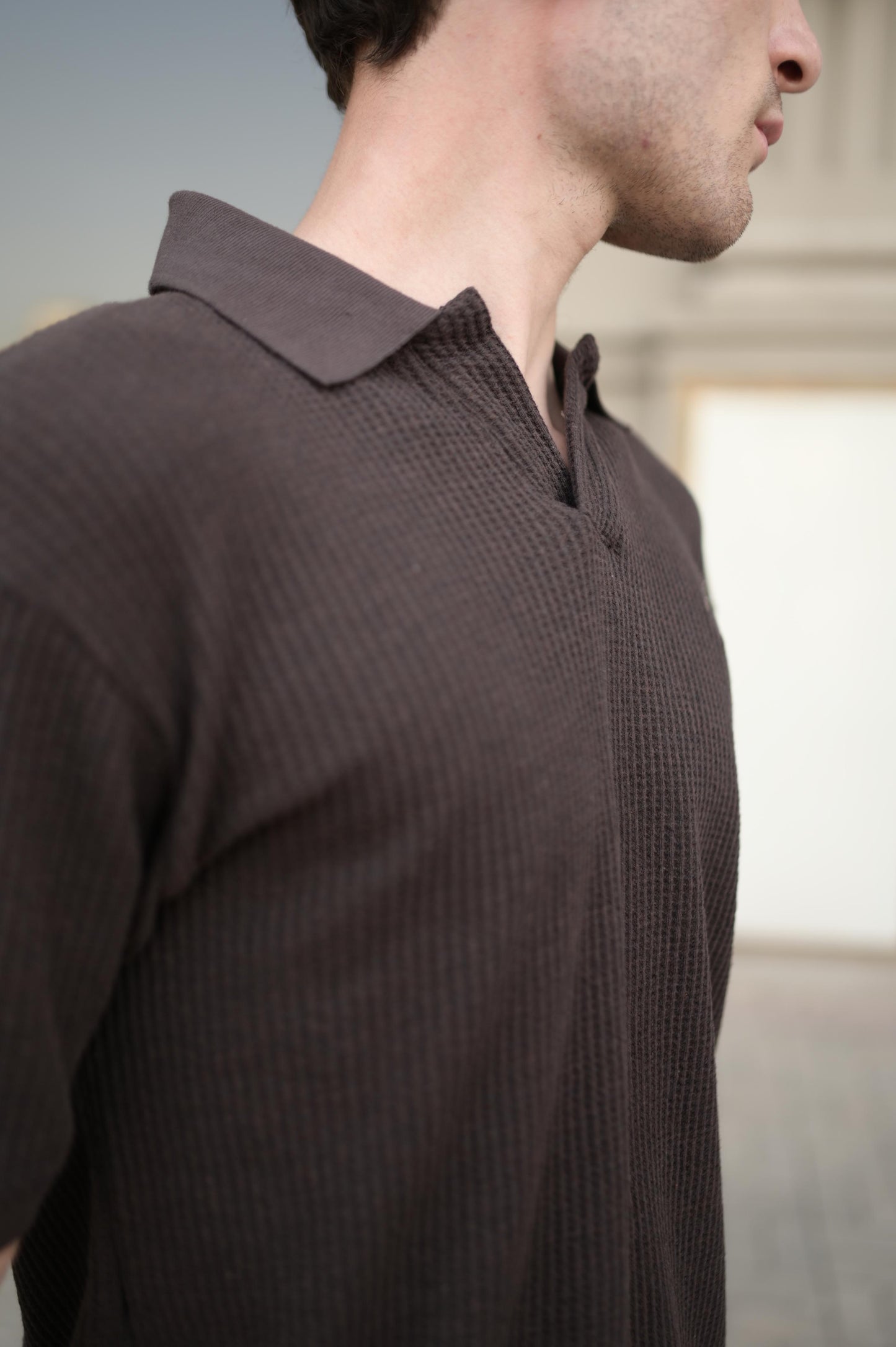 Textured Polo Shirt