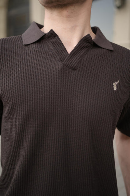 Textured Polo Shirt