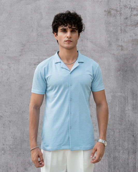 Textured Cuban Collar