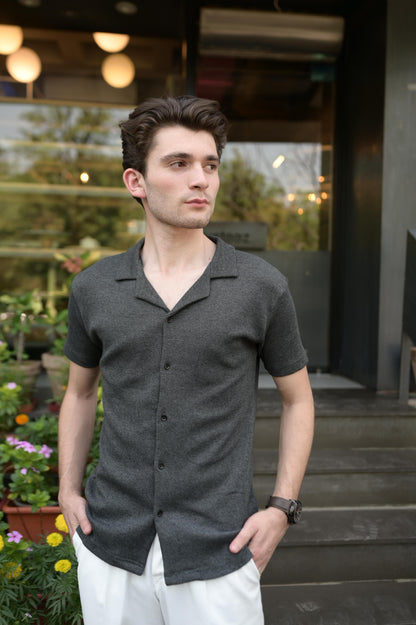 Textured Cuban Collar