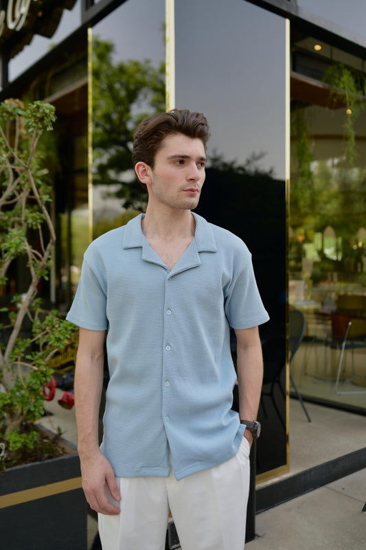 Textured Cuban Collar