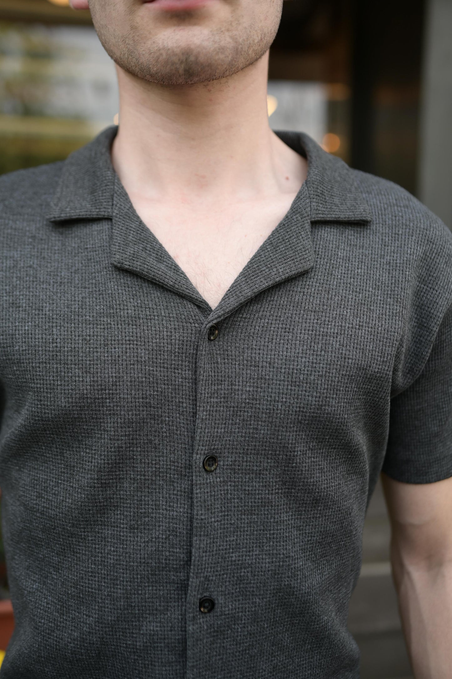 Textured Cuban Collar