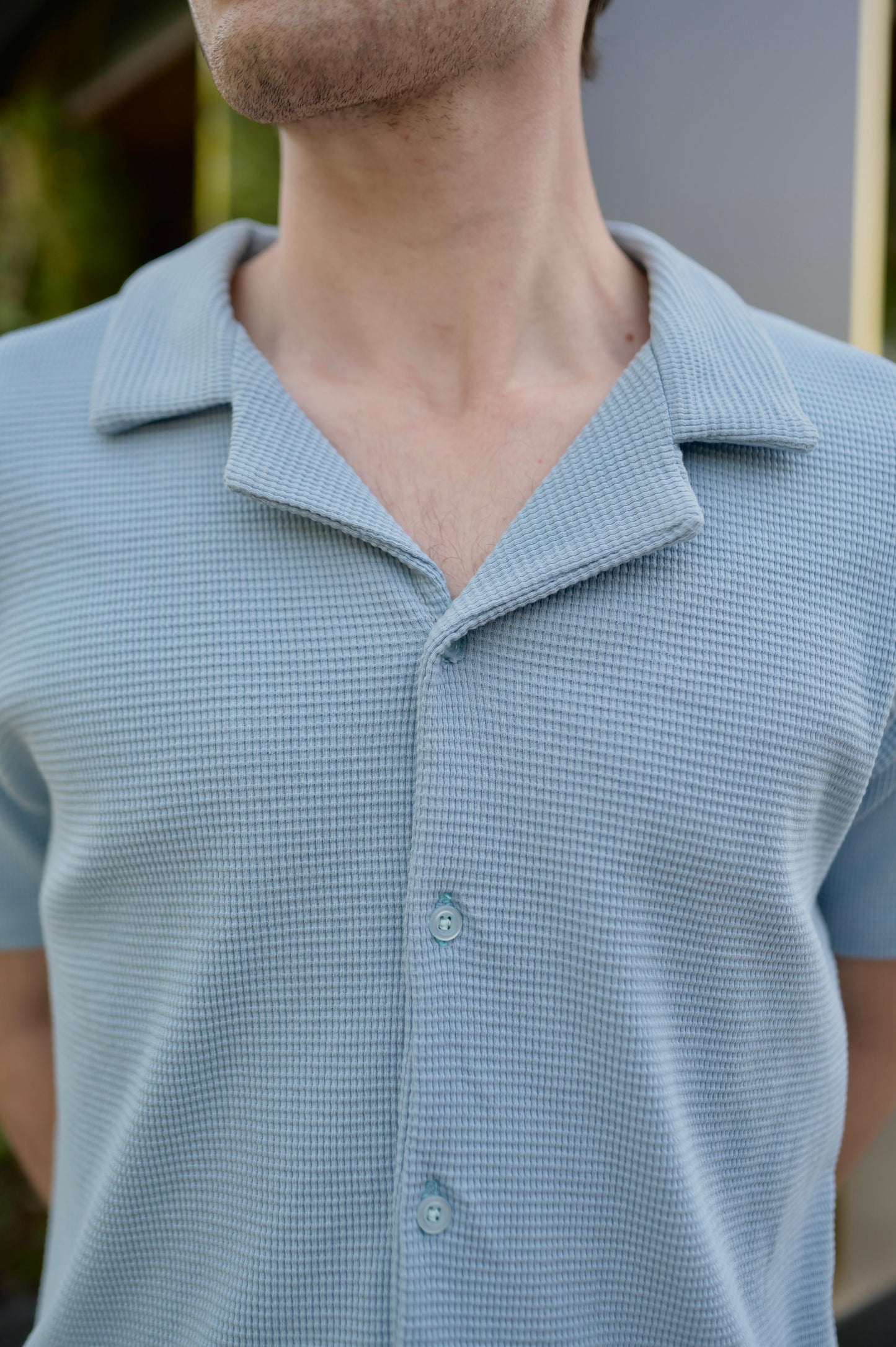 Textured Cuban Collar