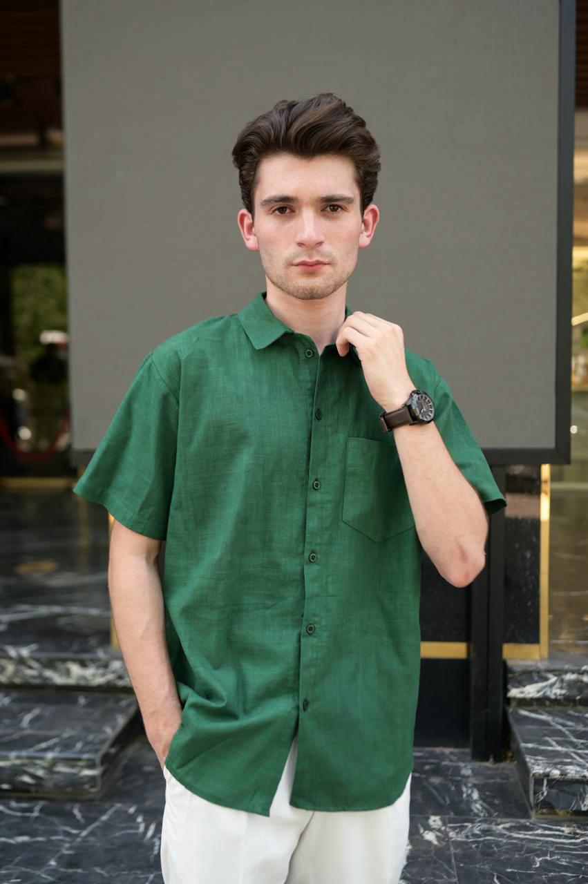 Relaxed Fit Linen Casual Shirt