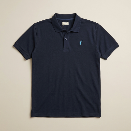 Classic Navy Blue Polo Shirt