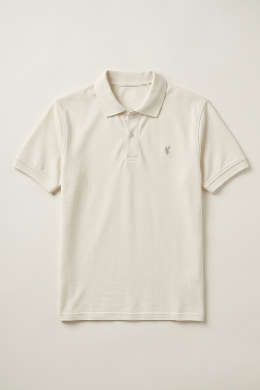 Classic Off-White Polo Shirt