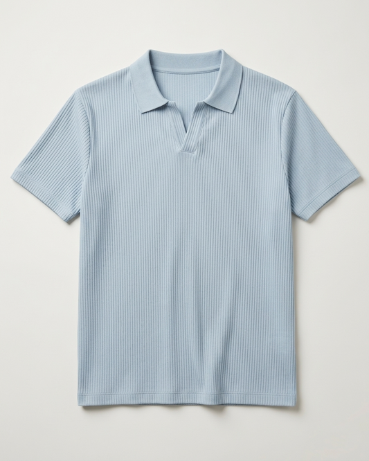 Sky Blue Drop Needle River Polo